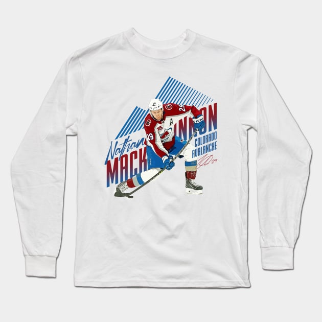 Nathan MacKinnon Long Sleeve T-Shirt by Juantamad